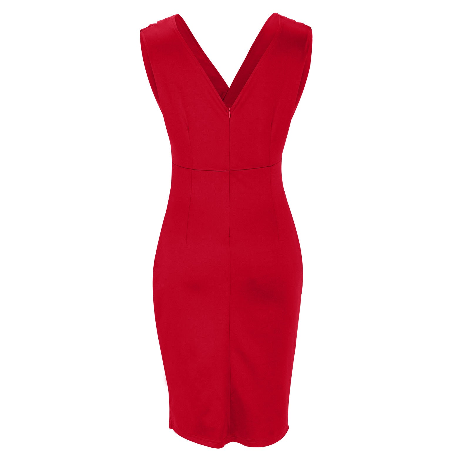 Georgina | V-Neck Slit Dress
