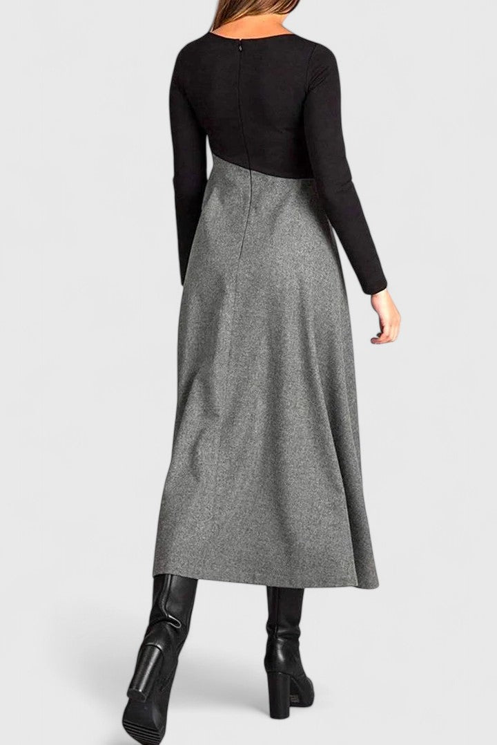 Denise | Elegant Long Sleeve Maxi Dress