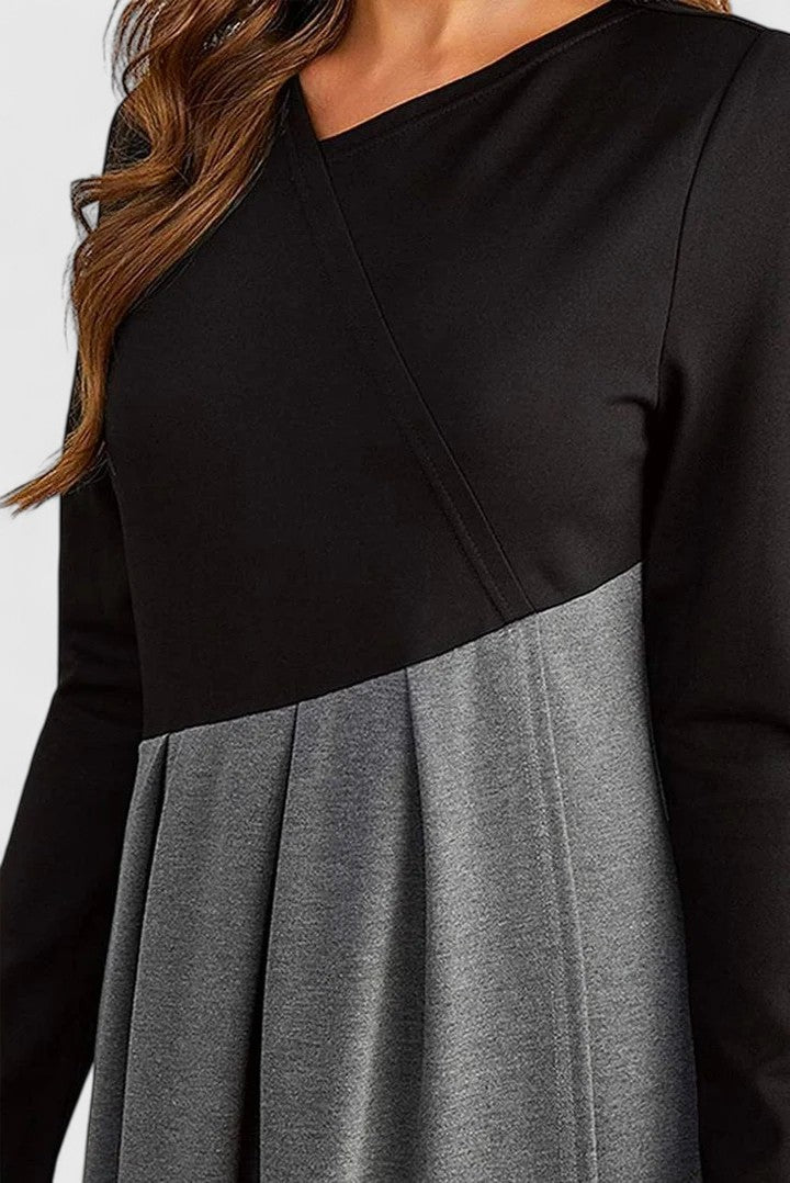 Denise | Elegant Long Sleeve Maxi Dress