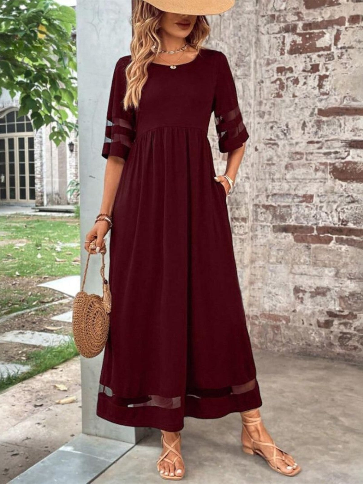 Esmae | Chic Tummy Flattering Coverage Dress