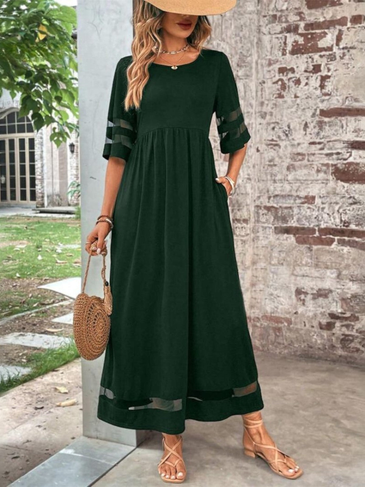 Esmae | Chic Tummy Flattering Coverage Dress