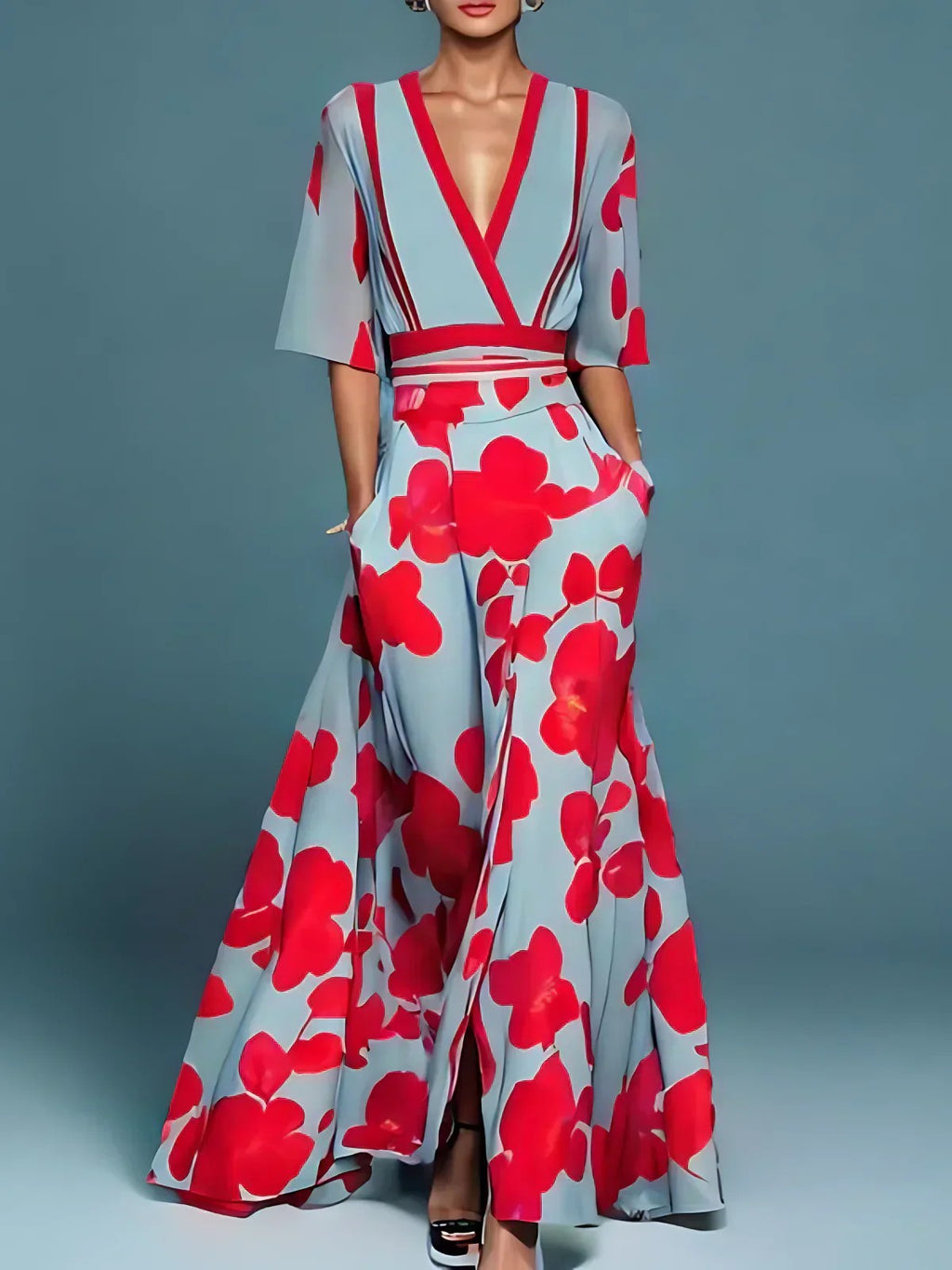 Mona | Milano design Sleeved Dress