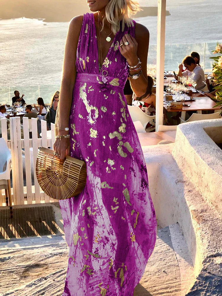 Demi | Elegant Floral Maxi Dress