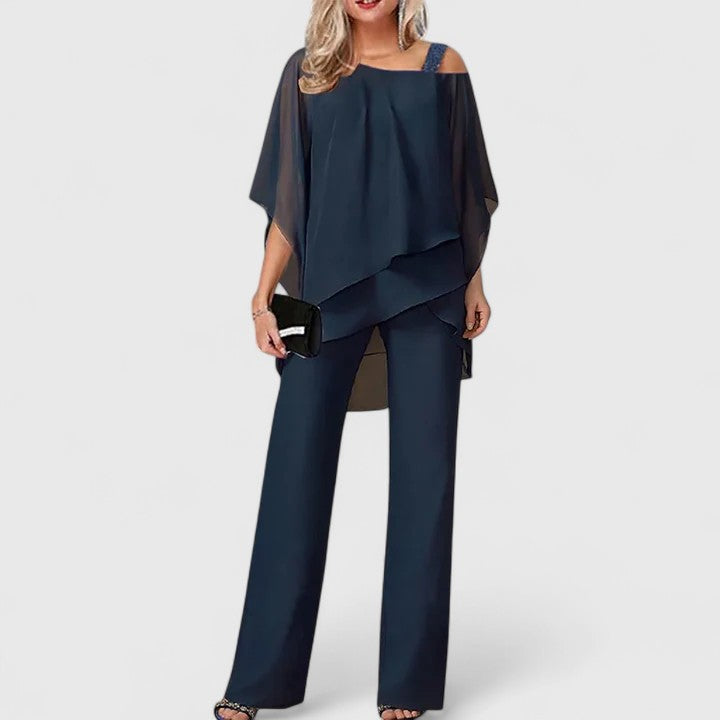 Verona | Elegant Two-Piece Pant Set