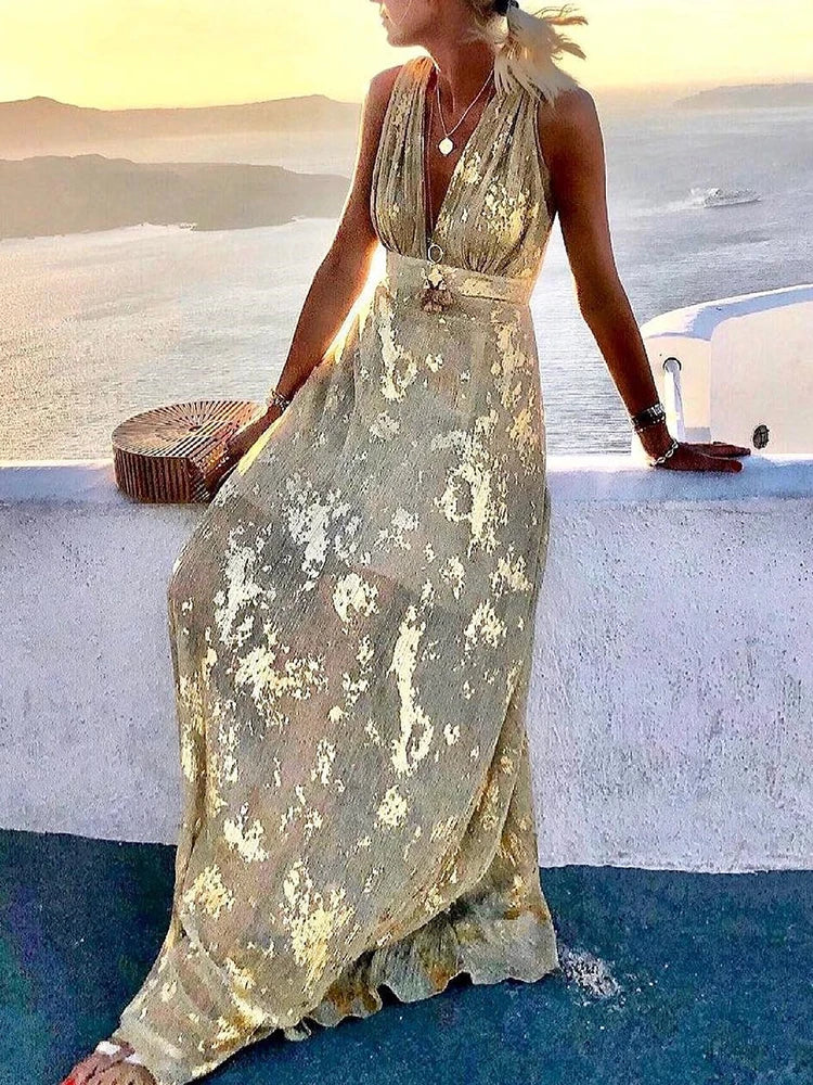Demi | Elegant Floral Maxi Dress