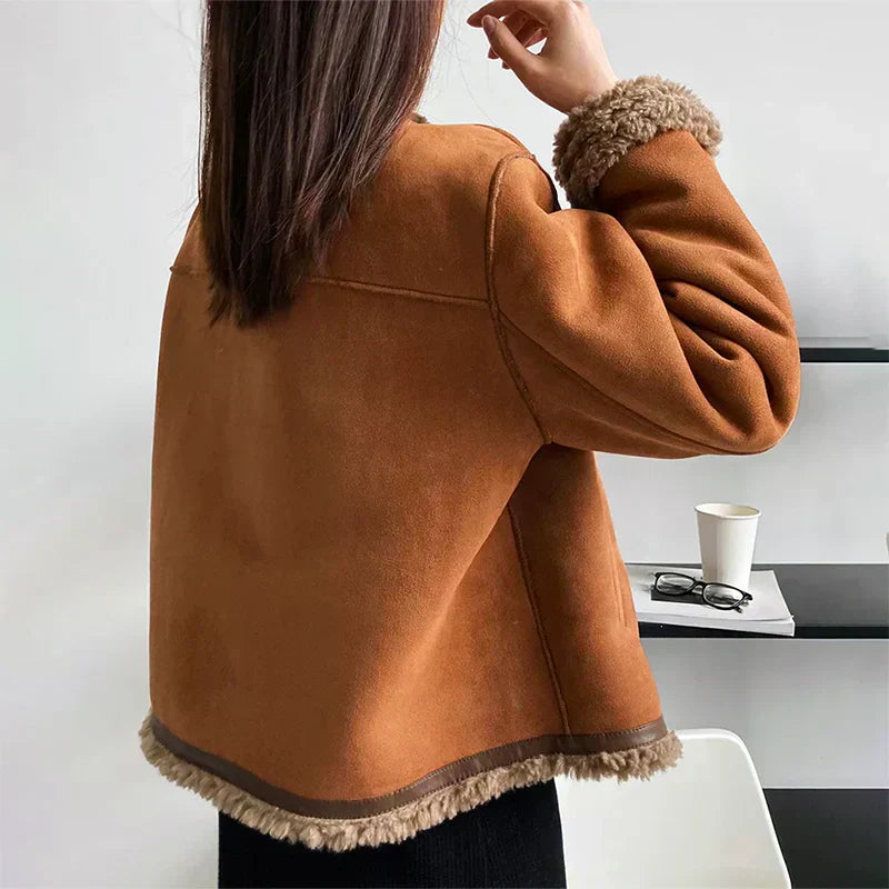 Jolane | Shearling Button Jacket