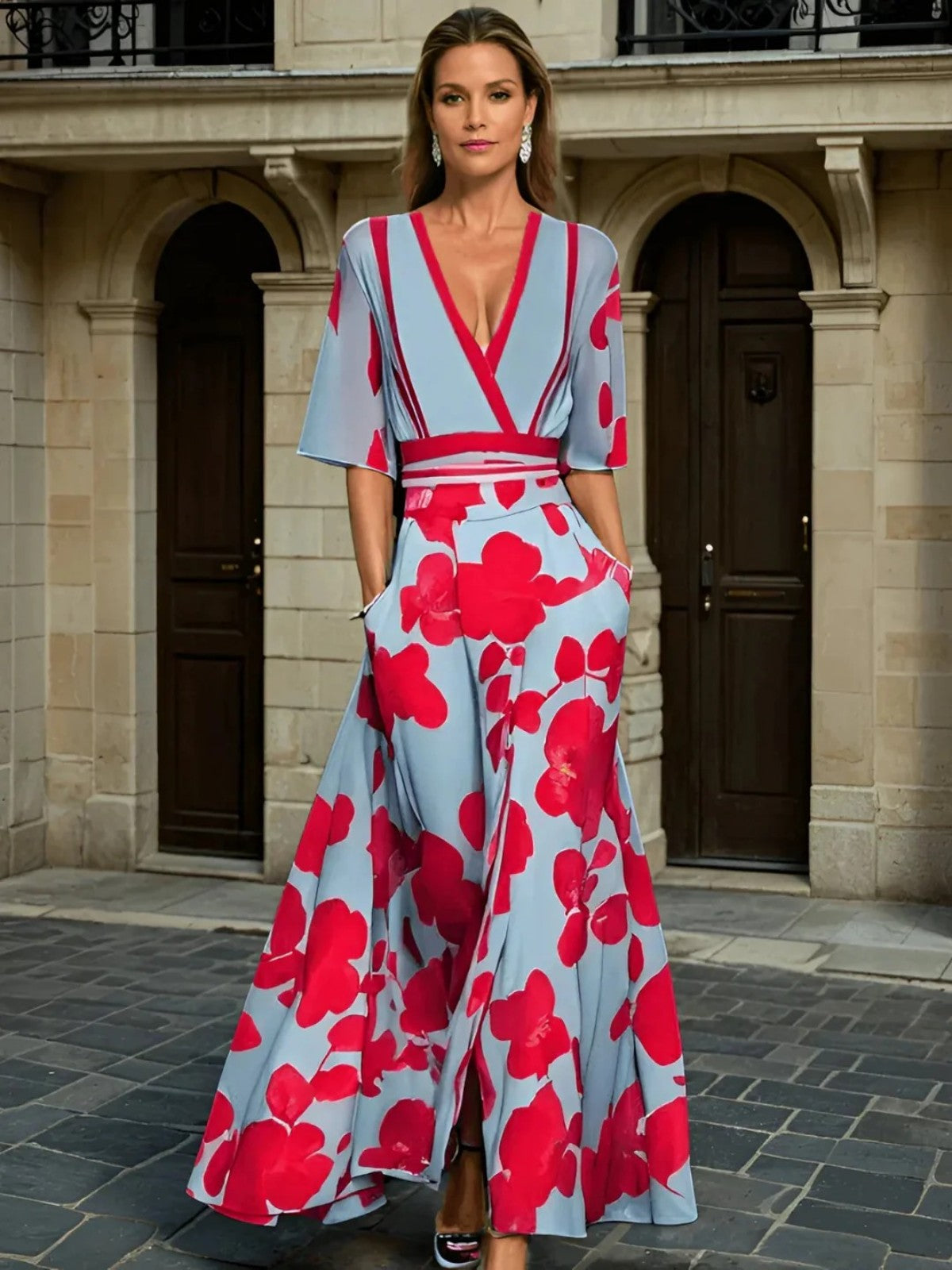 Mona | Milano design Sleeved Dress