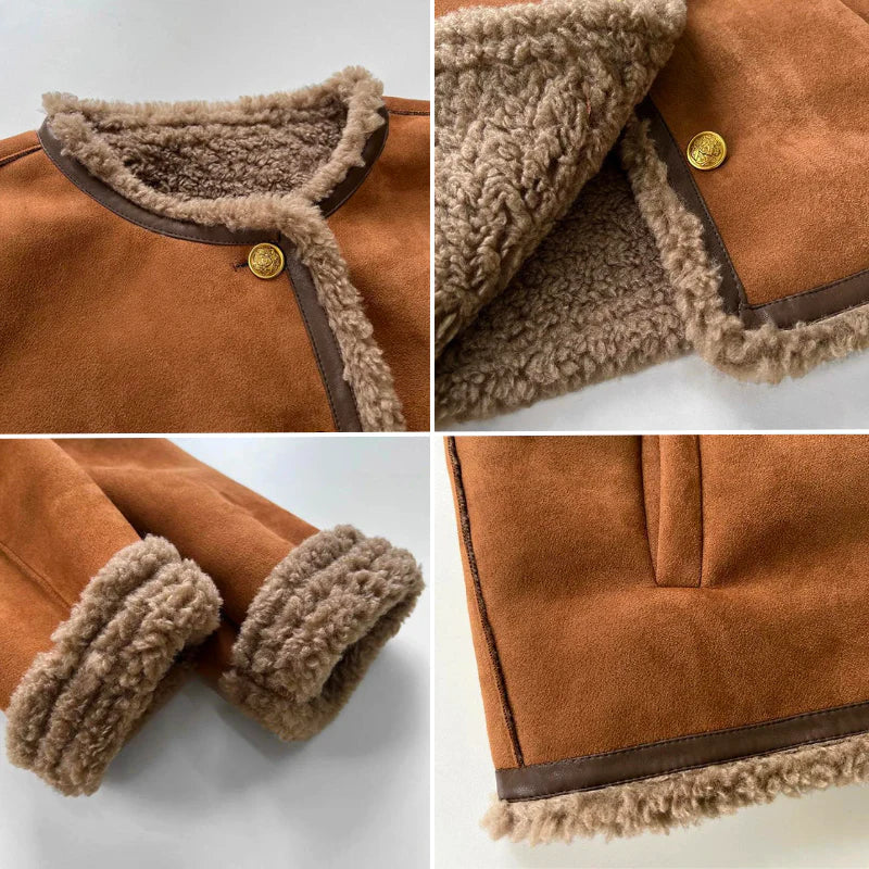 Jolane | Shearling Button Jacket